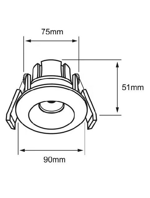 Bala Led 9W IP65 Steam