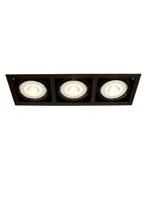 Cardan Triple AR111 Negro