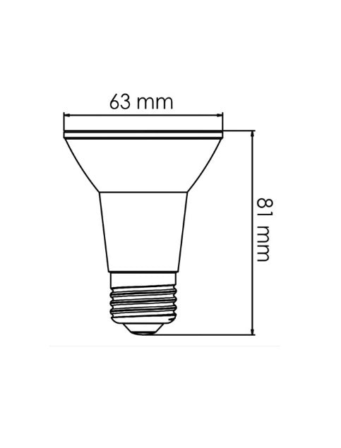 Bombillo PAR20 7W Dimerizable