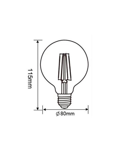 Bombillo G80 4.5 Dimerizable