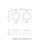 Cardan Doble GU10