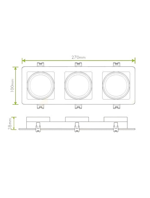 Cardan Triple GU10