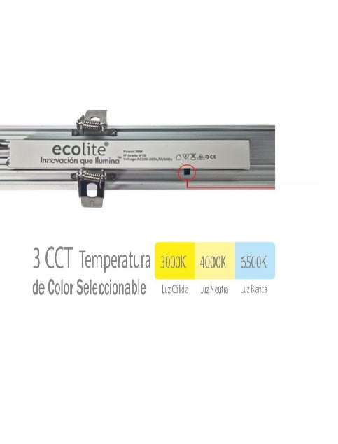 Lineal Incrustar 30W CCT