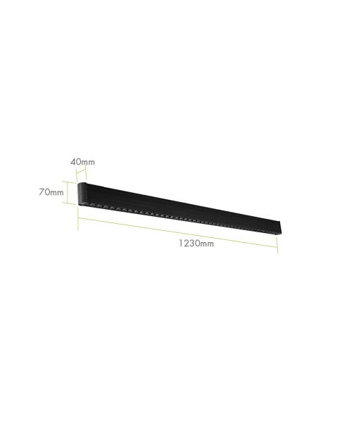 Lineal descolgar 36W 24° CCT