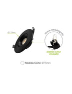 Bala Para GU10 Recesada Basculante