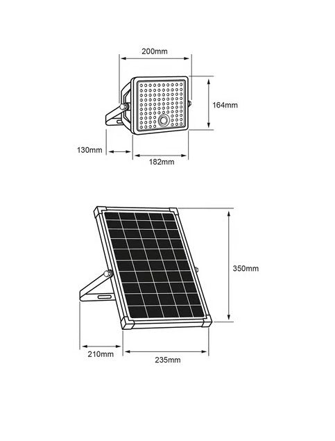 Reflector Solar 30W Intan II