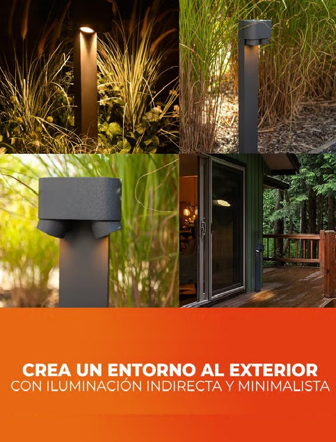 Bolardo para Jardín GU10X2 Ukul III