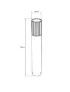 Bolardo E27 para Jardín Pipol IV