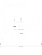 Lineal de Descolgar 17W Infinity