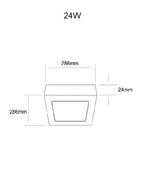 Panel Cuadrado de Sobreponer