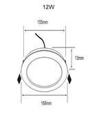 Panel Redondo de Incrustar