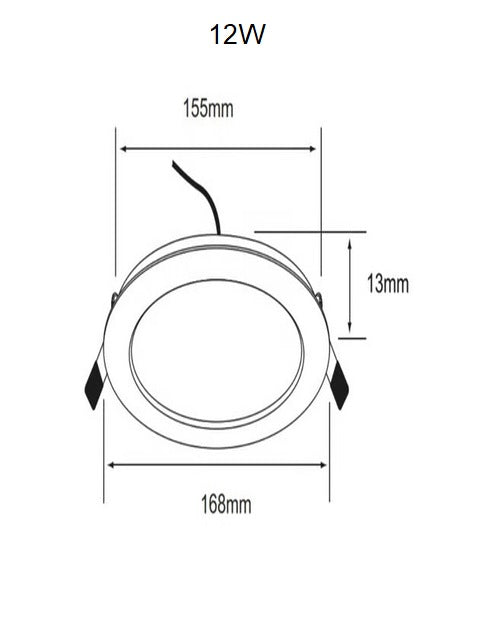 Panel Redondo de Incrustar