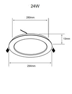 Panel Redondo de Incrustar
