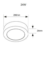 Panel Redondo de Sobreponer