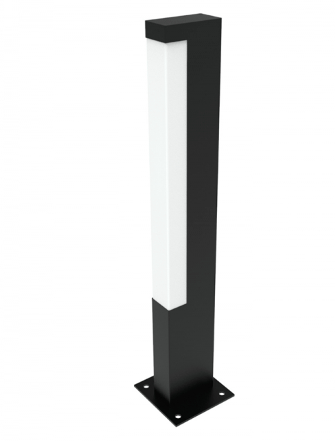Luminaria tipo poste Olimpia Luminaria tipo poste Olimpia LED para exteriores, de color negro, diseño especial con modulo led, para senderos, parques, jardines, zonas verdes.