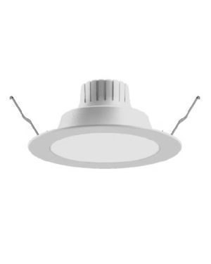Bala Led de Techo 10W CCT se incrusta en techo quedando al mismo nivel de la superficie cuenta con Switch en la parte trasera de la lámpara para seleccionar la temperatura de color, con sujetadores laterales.