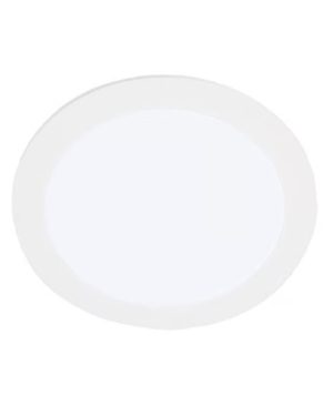 Panel Redondo 18W Incrustar para empotrar en techo con sujetadores laterales.