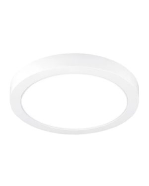 Panel Redondo 24W Sobreponer para ser instalada directamente sobre una superficie, como un techo, sin necesidad de perforaciones ni empotramientos.